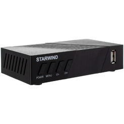 Ресивер DVB-T2 Starwind CT-140 (черный)