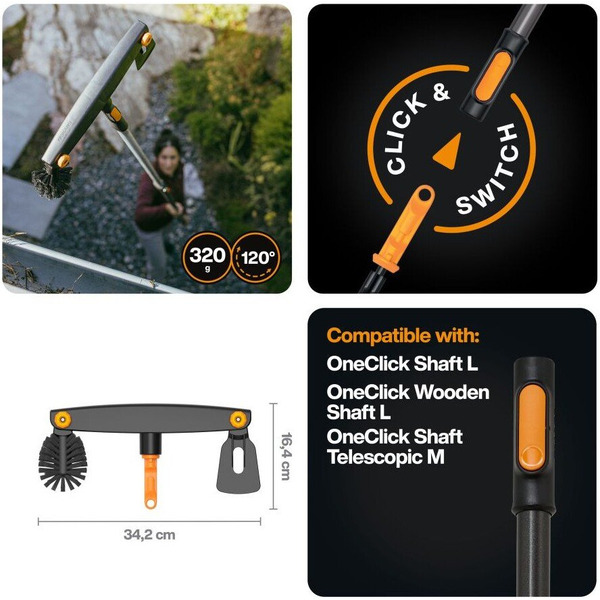 Очиститель желобов Fiskars 1080698