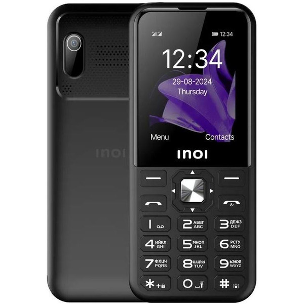Кнопочный телефон Inoi 340 PowerHub 4G (черный)