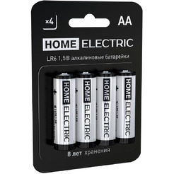 Батарейка HOME ELECTRIC АA (LR06) 4 шт