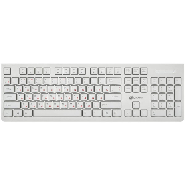 Клавиатура Oklick 505M (белый)