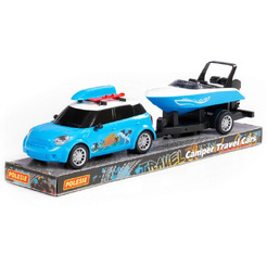 Автомобиль Полесье Круиз с катером на прицепе 92496