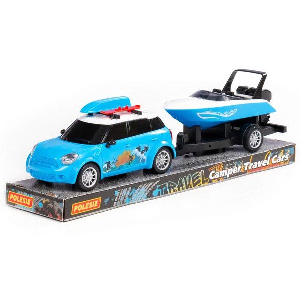 Автомобиль Полесье Круиз с катером на прицепе 92496