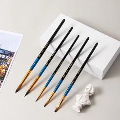 Набор кистей Deli EC406 (5 шт, синтетика)