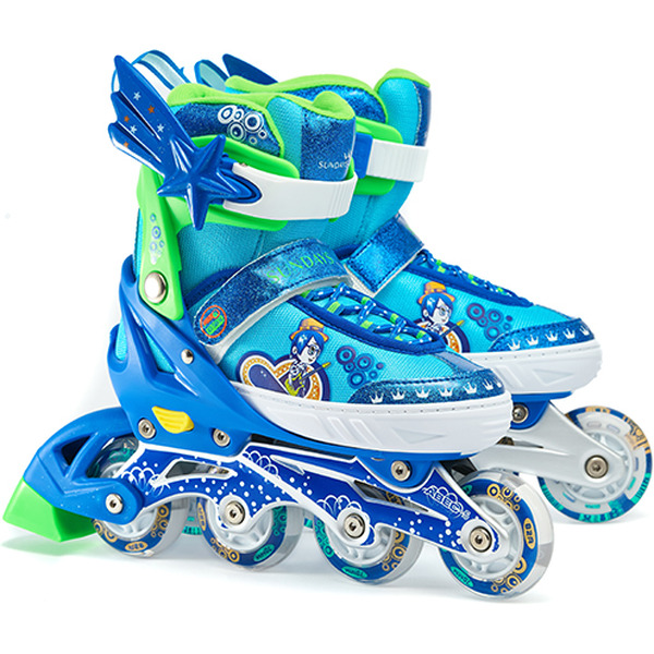 Роликовые коньки Sundays PW-153B-5D (р 37-40)голубой