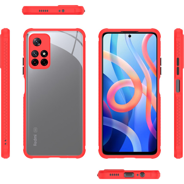 Бампер Bingo Michelin для XIAOMI Redmi Note 11S 5G/Note 11T 5G/POCO M4 Pro 5G Красный