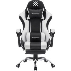 Игровое кресло Defender Tios (черный/белый)