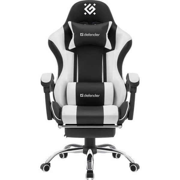 Игровое кресло Defender Tios (черный/белый)