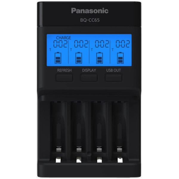 Зарядное устройство Panasonic BQ-CC65E ERP (черный)