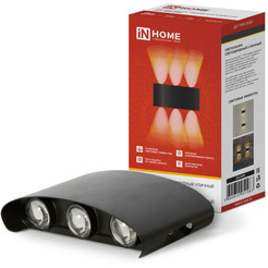 Светильник уличный настенный двусторонний IN HOME ДБУ TWIN-830BL (4690612051963)