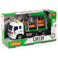 Автомобиль Полесье лесовоз Сити 96067