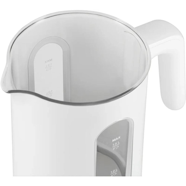 Электрочайник Hyundai HYK-G5510 белый/прозрачный