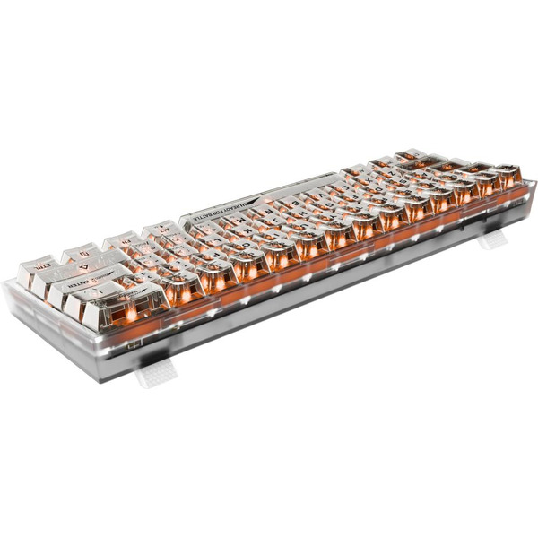 Клавиатура Redragon Fizz (белый/прозрачный) 71736