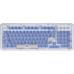 Клавиатура Logitech Alto Keys K98M 920-013042 (белый/синий, с гравировкой)