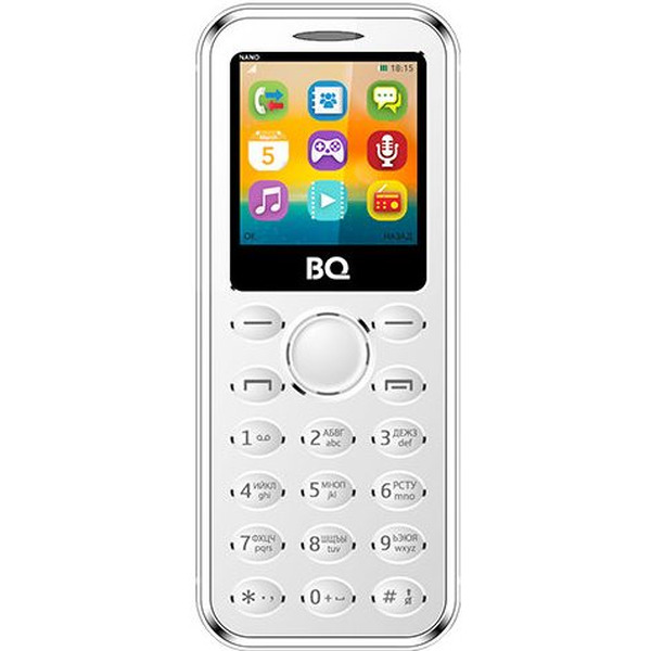 Мобильный телефон BQ Nano Серебряный (BQ-1411)