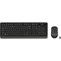 Клавиатура + мышь A4Tech Fstyler FG1010 (черный/серый)