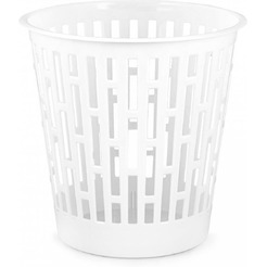 Корзина для бумаг Альтернатива Матрица М8214 9 л (белый)