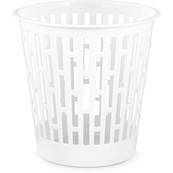 Корзина для бумаг Альтернатива Матрица М8214 9 л (белый)