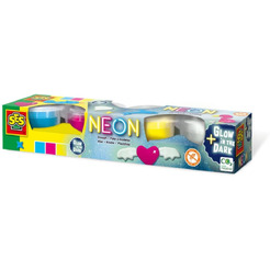 Тесто для лепки SES Creative Неон 00461