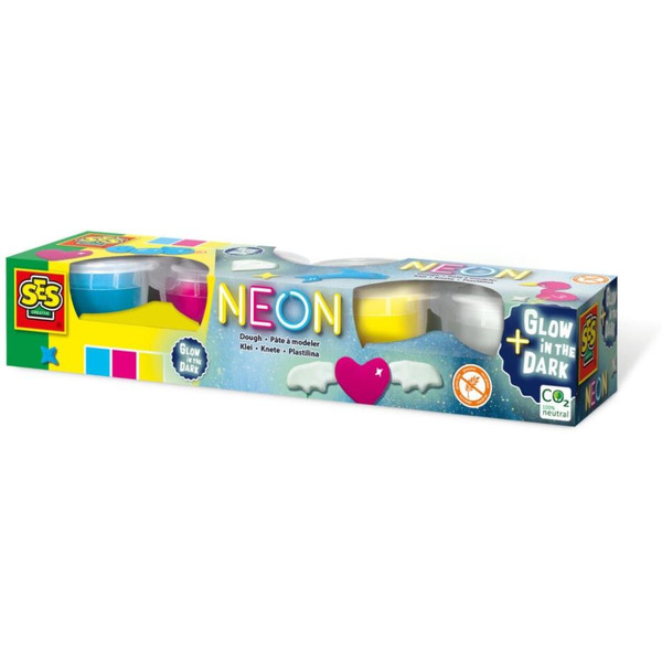 Тесто для лепки SES Creative Неон 00461