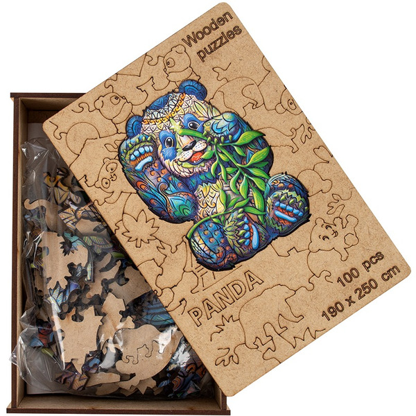 Сувенирный пазл MASTER WOOD Панда SWPP