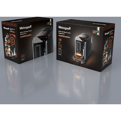 Кофемашина Weissgauff WCM-225 Black Touch Cappuccino