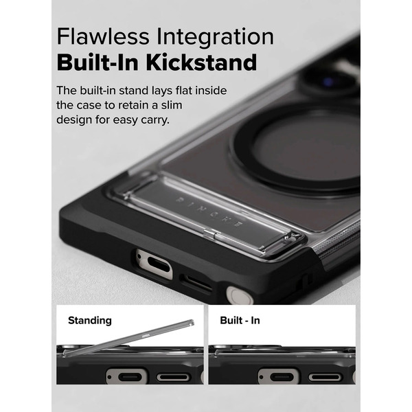 Чехол Ringke UX MAGNETIC для Galaxy S25 Ultra SMOKE BLACK