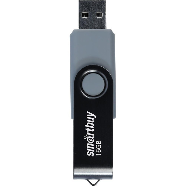 USB флэш-диск 2.0 Smartbuy 016GB Twist Black (SB016GB2TWK)
