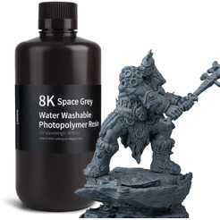 Фотополимерная смола ELEGOO water washable 8K 50.103.0128 (серый)