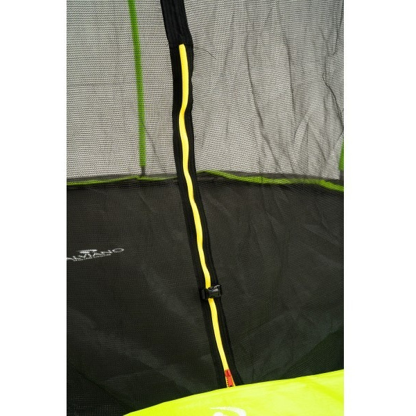 Батут пружинный с защитной сеткой Calviano 252 см - 8ft INSIDE master green