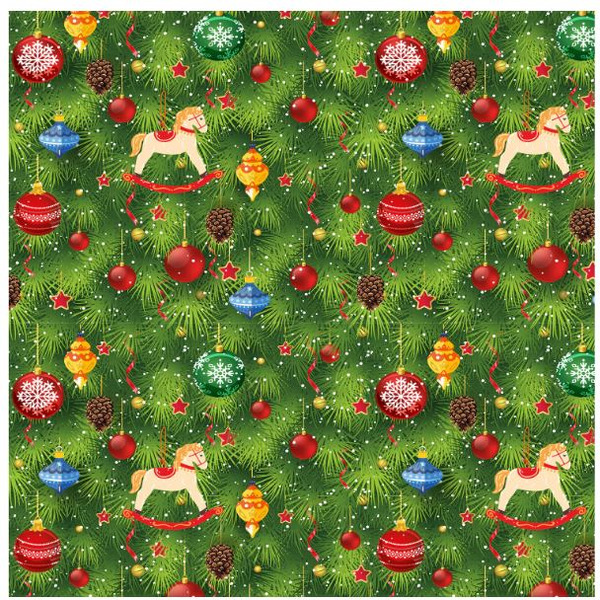 Бумага упаковочная ЗОЛОТАЯ СКАЗКА 592611 (набор 3 шт)