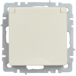 Розетка IEK Brite РСбш10-3-44-БрКр