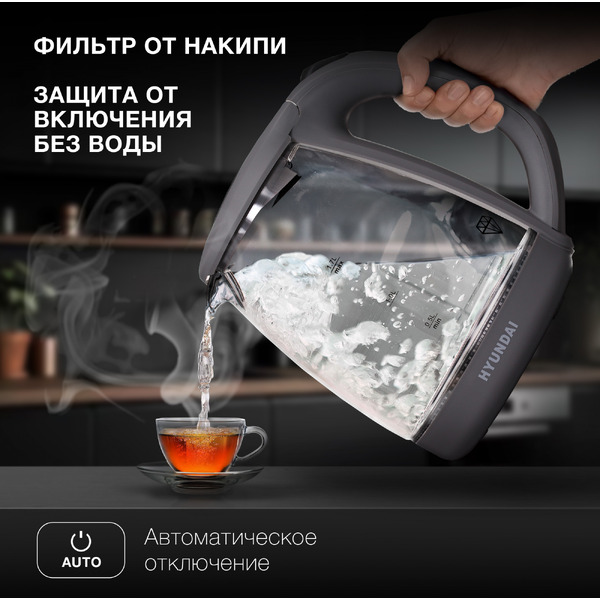 Электрочайник Hyundai HYK-G1003