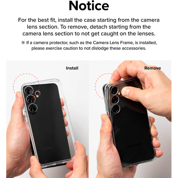 Чехол Ringke FUSION X для Galaxy S24 Ultra BLACK