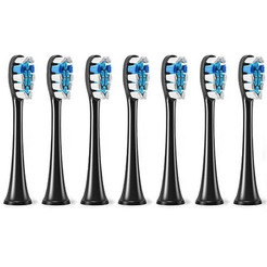 Зубная щетка Fairywill P80 (черный, 8 насадок)