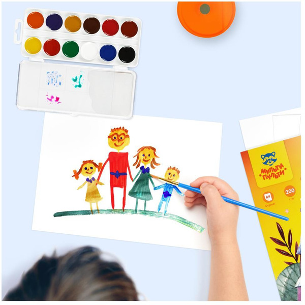 Набор кистей Мульти-Пульти Чебурашка НКЧБ_53002 (5 шт)