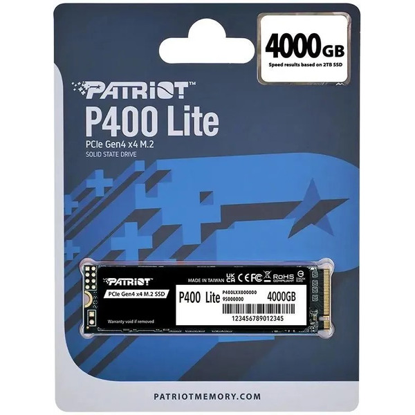 SSD Patriot P400 Lite 4TB P400LP4KGM28H