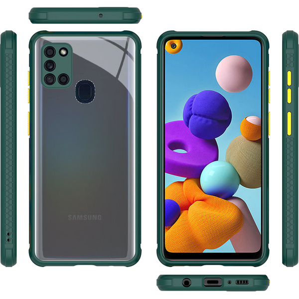 Бампер Bingo Michelin для SAMSUNG Galaxy A21S Темно-зеленый