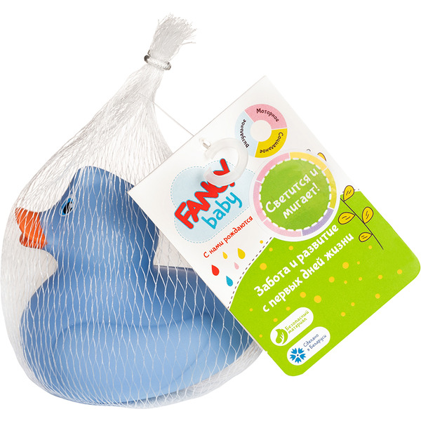 Игрушка для купания Fancy Baby Уточка светяшка UTK05