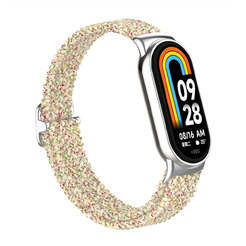 Ремешок Bingo Braided для Xiaomi Mi Band 8 (песочный в крапинку)