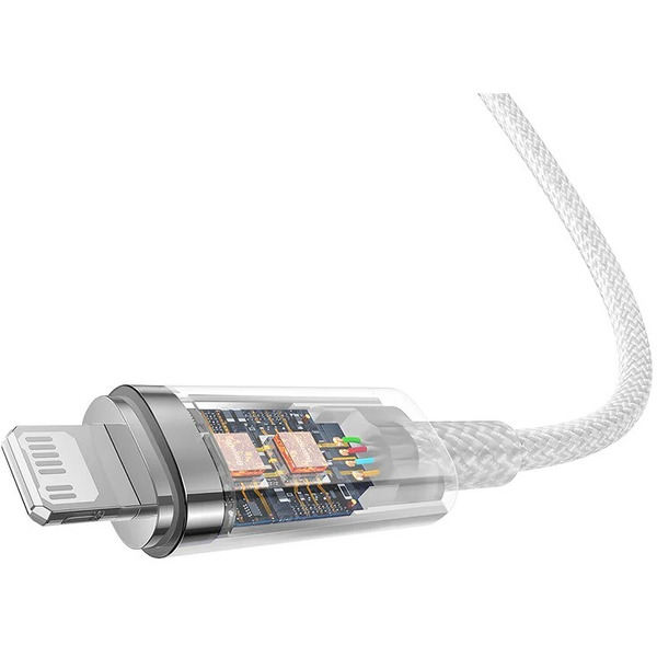 Кабель Baseus Explorer Series Fast Charging Cable with Smart Temperature Control 20W USB Type-C - Lightning (2 м, белый)