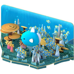 Магнитный конструктор Halftoys Ocean Луна-рыба с диорамой HO002