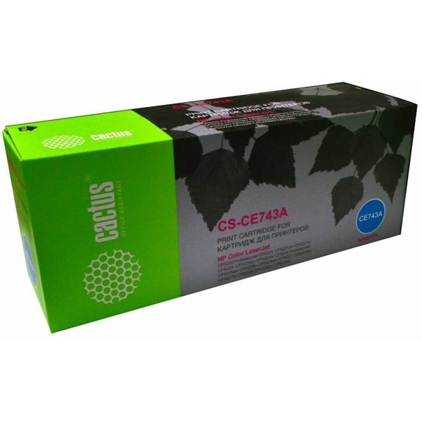 Картридж лазерный Cactus CS-CE743A CE743A пурпурный (7300стр.) для HP CLJ CP5220/CP5221/CP5223/CP5225/CP5227/CP5229