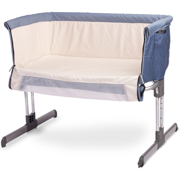 Детская кроватка CARETERO Sleep2gether (синий)