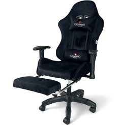 Вибромассажное кресло Calviano 1585 (черный велюр)