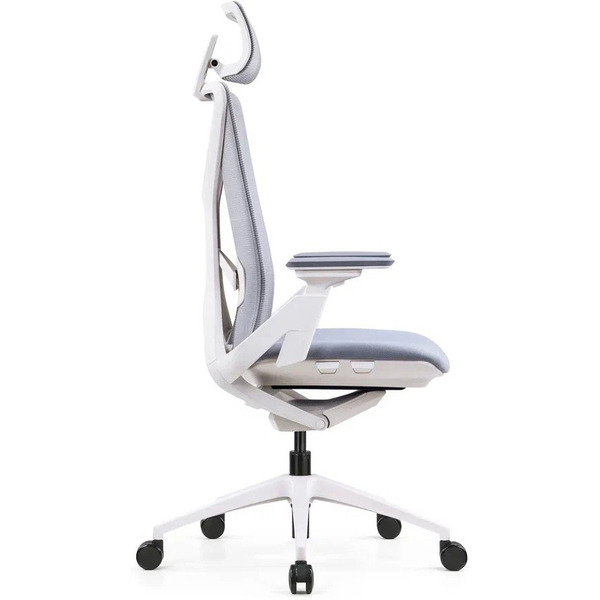 Кресло компьютерное SitZone E-YR-001A-P1-WH (сетка/ткань, серый)