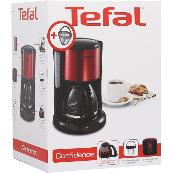 Кофеварка Tefal Confidence CM361E38
