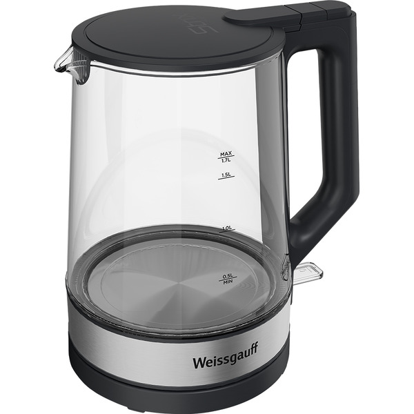 Чайник электрический Weissgauff WK 1700 EcoGlass Graphite