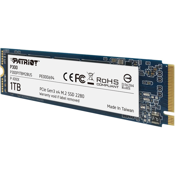 SSD диск Patriot P300 1TB (P300P1TBM28)