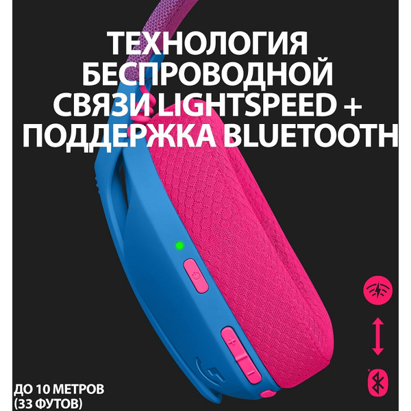 Наушники Logitech G435 (981-001062) синий